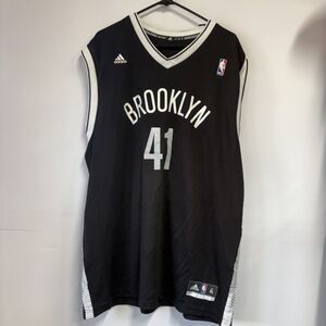 NBA Adidas Brooklyn Nets 41 Robinson Black B&W Basketball Jersey Mens Size XLNWT